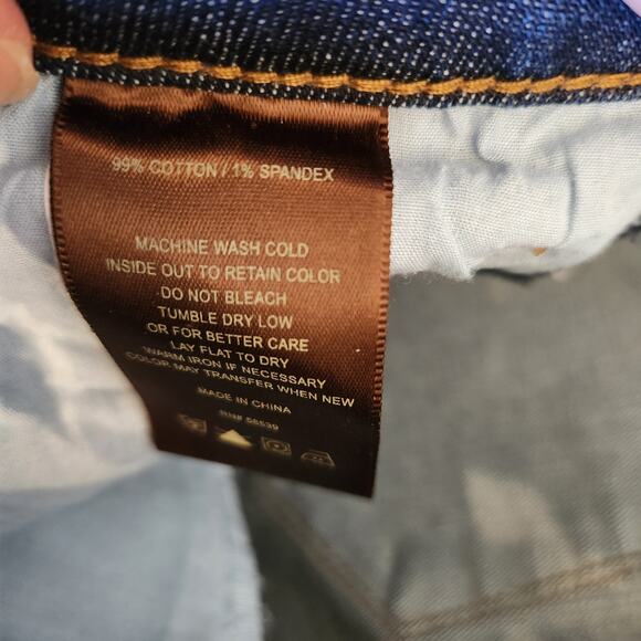 Kut from the Kloth straight leg distressed midrise denim jeans size 10 - Picture 5 of 5